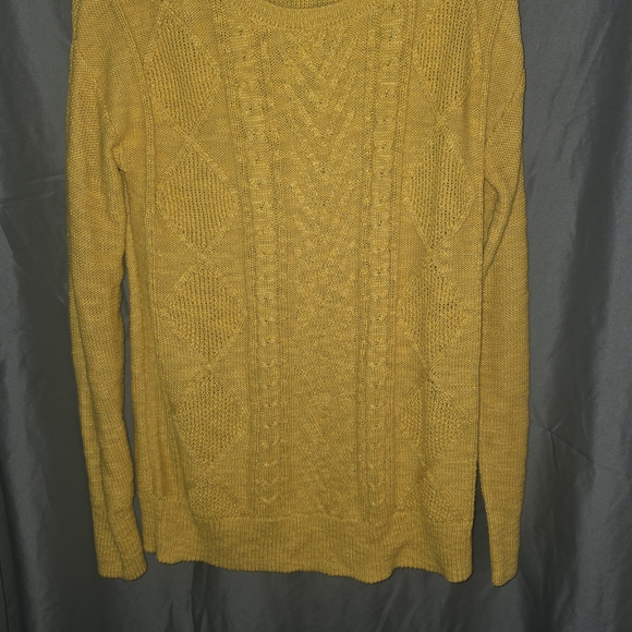 Mossimo Supply Co. Mustard Knit Sweater - Picture 1 of 5